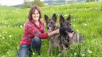 Roswitha Luttmann mit Biggy und Easy